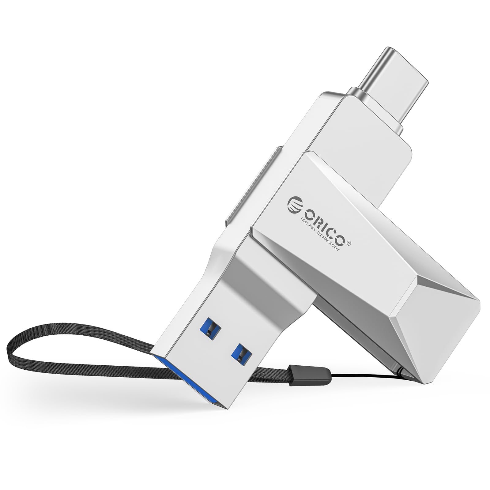Orico 128GB Dual USB-C & USB-A Flash Drive